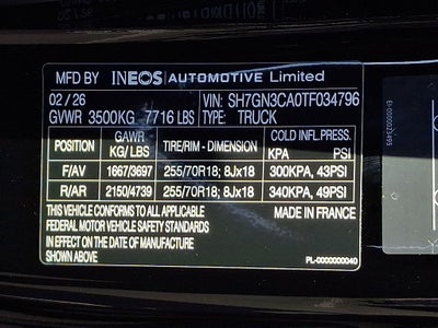 2026 INEOS Grenadier Quartermaster Trialmaster Edition