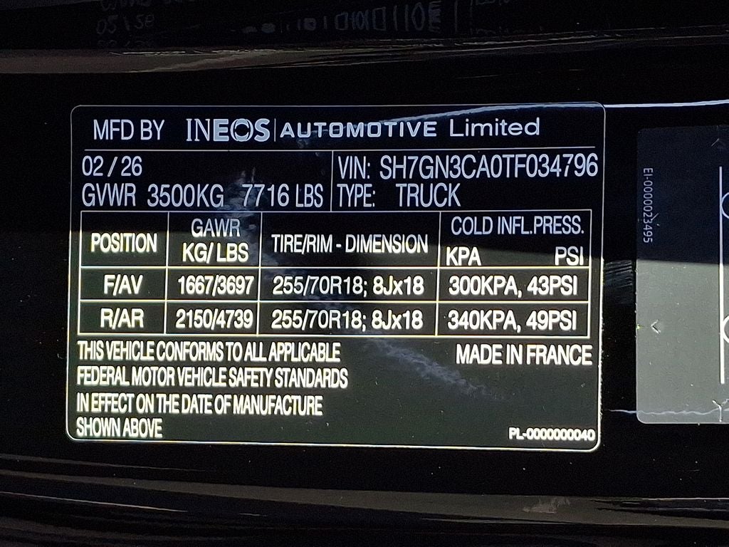 2026 INEOS Grenadier Quartermaster Trialmaster Edition