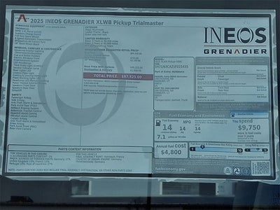 2025 INEOS Grenadier Quartermaster Trialmaster Edition