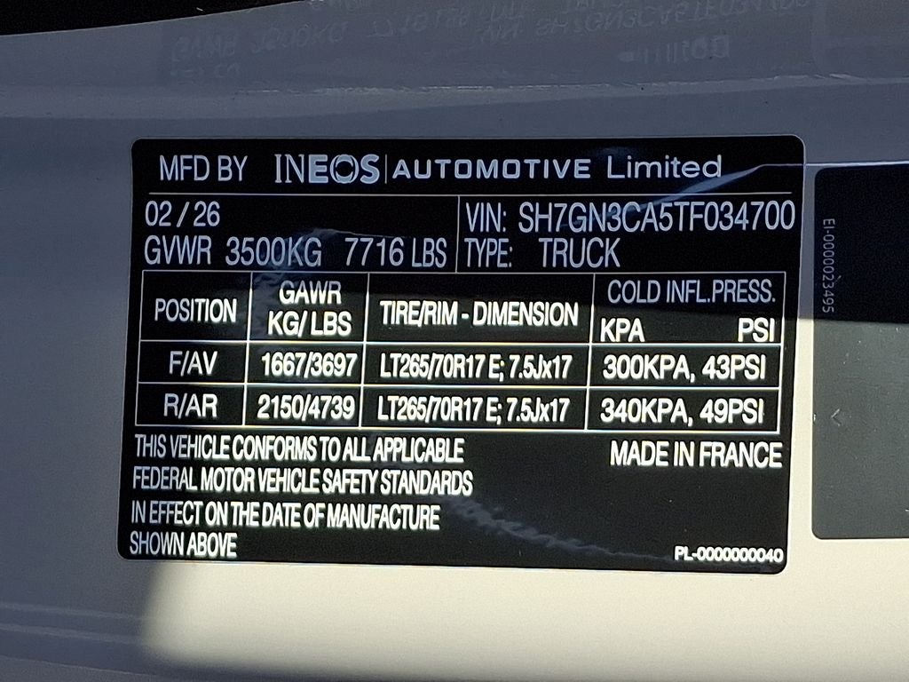 2026 INEOS Grenadier Quartermaster Trialmaster Edition