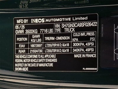 2025 INEOS Grenadier Quartermaster Fieldmaster Edition