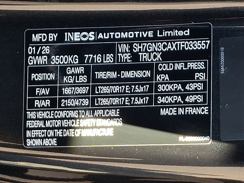 2026 INEOS Grenadier Quartermaster Trialmaster Edition