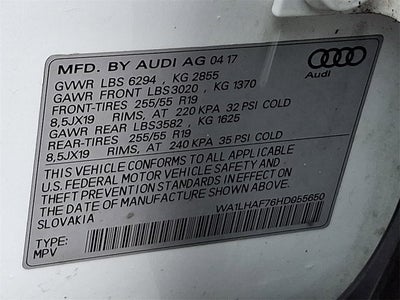 2017 Audi Q7 Premium Plus