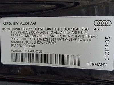 2023 Audi S5 Sportback Premium