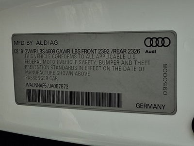 2018 Audi A5 2.0T Premium quattro
