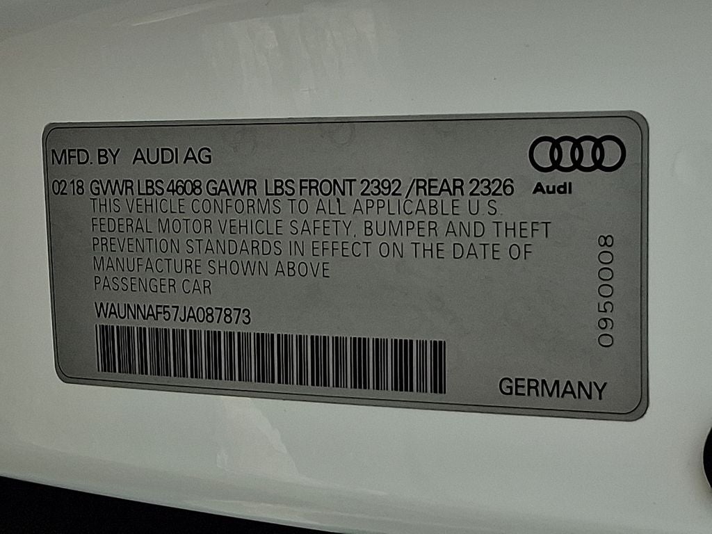 2018 Audi A5 2.0T Premium quattro