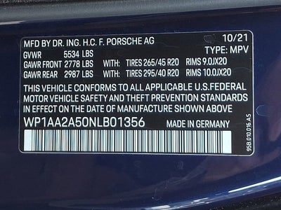 2022 Porsche Macan Base