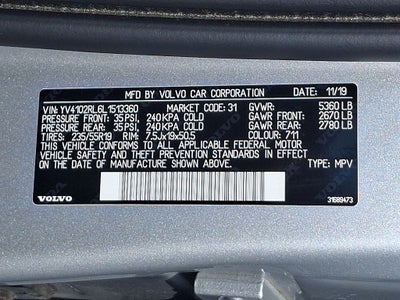 2020 Volvo XC60 T5 Inscription