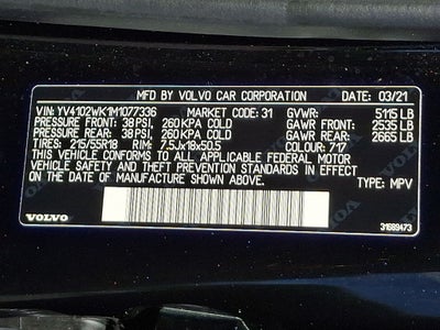 2021 Volvo V60 Cross Country T5