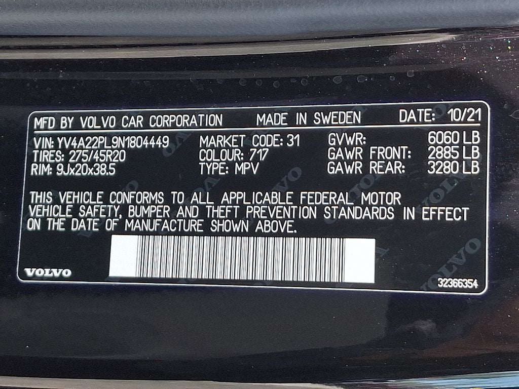 2022 Volvo XC90 T6 Inscription